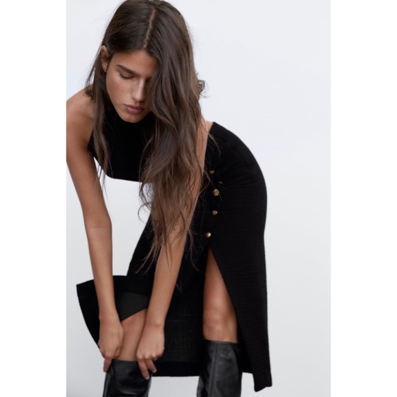 ZARA midi buttoned skirt - Picture 2 of 10